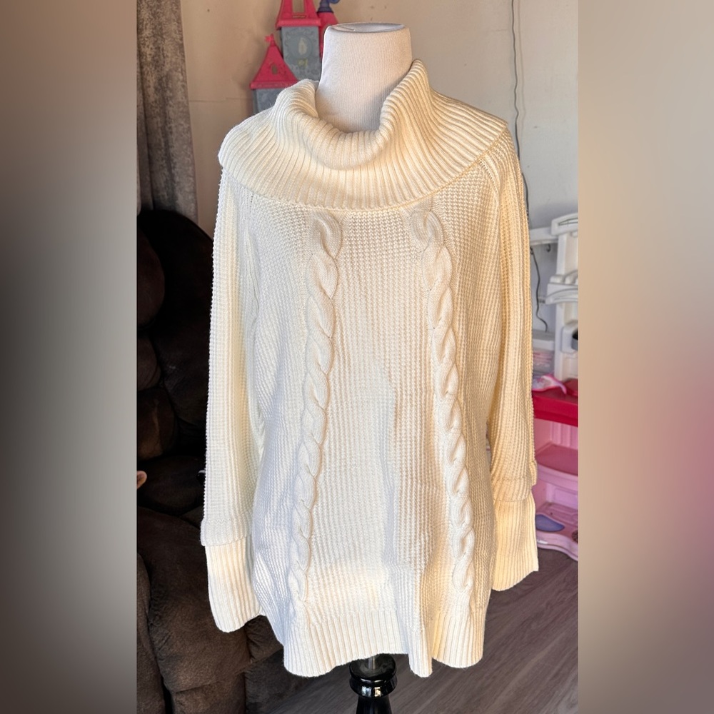 Cream Calvin Klein knitted long Sleeve